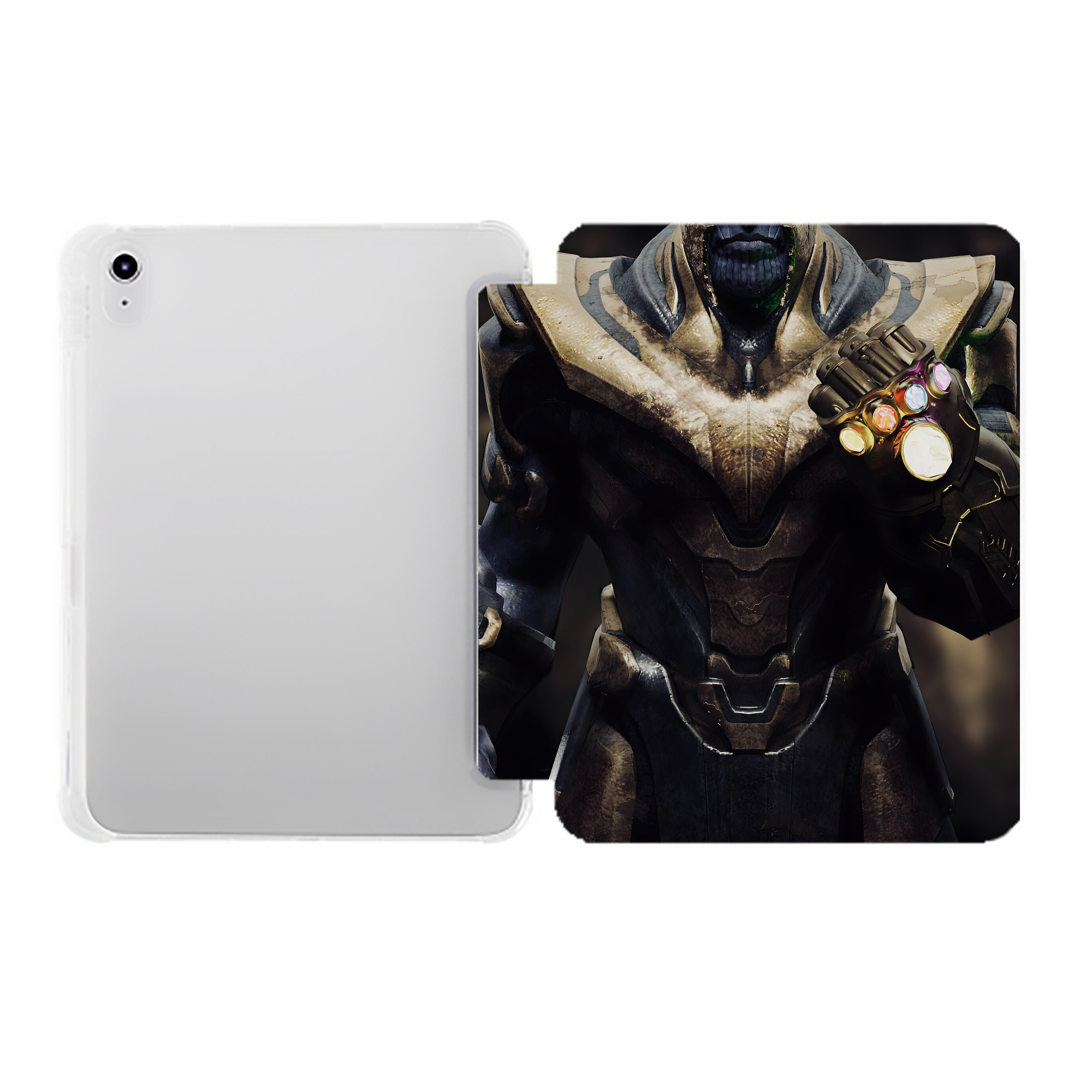 （画像用） アベンジャーズ The Avengers IPad ケース ペン収納付き 三つ折りスタンド PUレザー×シリコン 対応機種9.5/10.5/10.9インチ